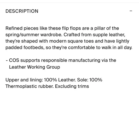 COS Burgubdy Leather Sandals - Picture 5 of 7